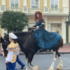 Merida’s Horse Gets Caught in a Balloon at Disney World Magic Kingdom